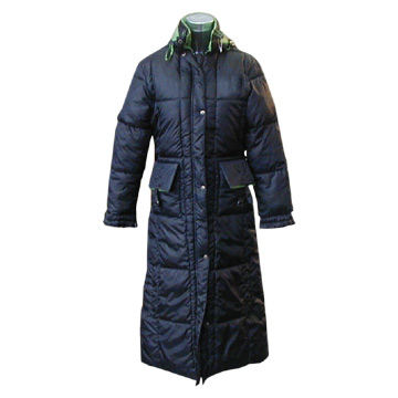  Ladies` Padded Overcoat