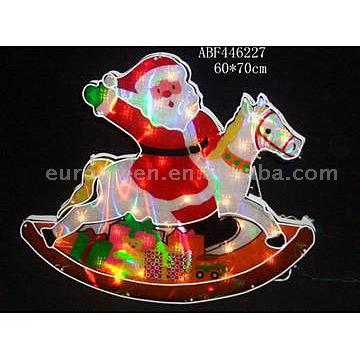  Santa Riding Horse PVC Light ( Santa Riding Horse PVC Light)