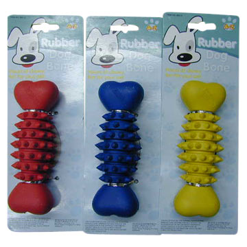  Rubber Dog Bone Toy