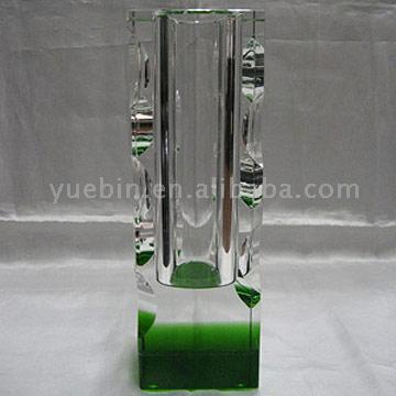 Concave Square Crystal Vase (Concave Square Crystal Vase)