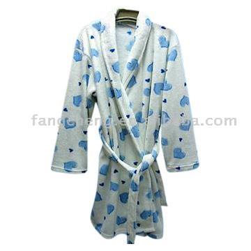  Coral Fleece Bathrobe (Коралловые руно Халат)