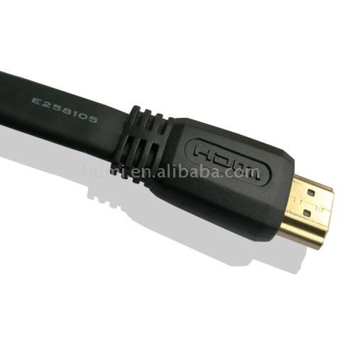 HDMI-auf-HDMI Flachkabel (HDMI-auf-HDMI Flachkabel)