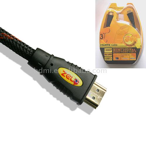  HDMI to HDMI 19 Pin Male/Male Cable (Shrink Pack)