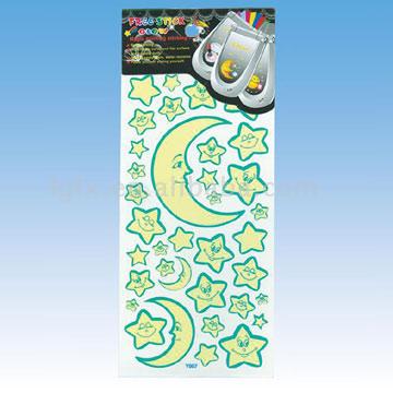  Glow in Night Sticker (Светящиеся в ночи наклейка)