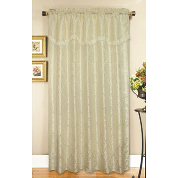  Polyester Jacquard Window Curtain (Polyester-Jacquard-Window Curtain)