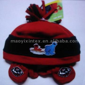  Fleece Cap and Gloves ( Fleece Cap and Gloves)