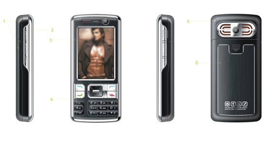  Glass Type Phone ( Glass Type Phone)