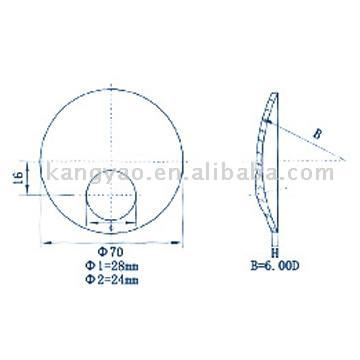  Round Top Bifocal Finished Lens ( Round Top Bifocal Finished Lens)