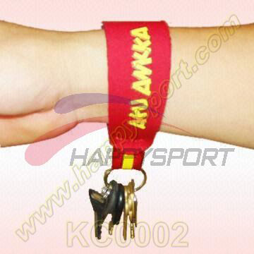 Neopren-Armband Style Schlsselanhnger mit Logo-Aufdruck (Neopren-Armband Style Schlsselanhnger mit Logo-Aufdruck)