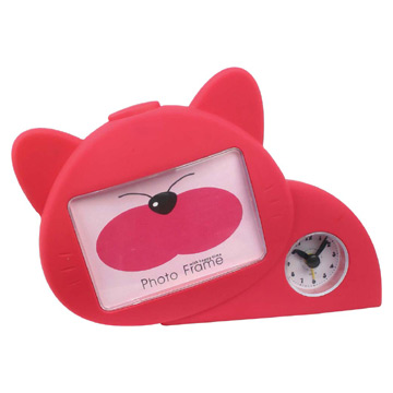  Animal Shape Alarm Clock with Photo Frame (Животный форма будильник с Photo Frame)