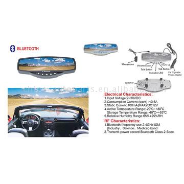 Rear-Bluetooth Handsfree Car Kit (Rear-Bluetooth Handsfree Car Kit)