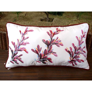  Hand-Painted Silk Pillow ( Hand-Painted Silk Pillow)