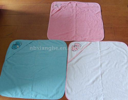  Cotton Towelling Baby Bathrobe (Baby peignoir en tissu éponge en coton)