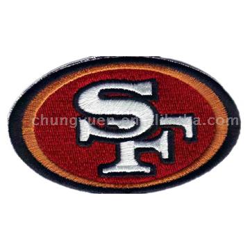 Flat Embroidery Badge and Patch ( Flat Embroidery Badge and Patch)