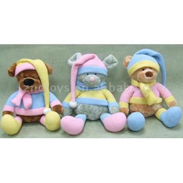  Stuffed Toy in Bear Shape in Pajama