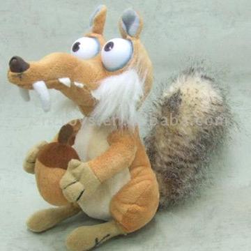  Stuffed Toy in Cartoon Fox Shape