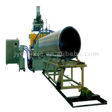  Large Caliber Hollow Wall Twine Pipe Extrusion Line (Large Caliber Hollow Wall Ficelles Pipe Line Extrusion)