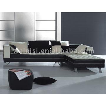  Italian Top Leather Sofa (Italienische Top Ledercouch)