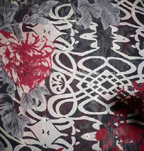  Golden Printed Chiffon (Golden chiffon imprimé)