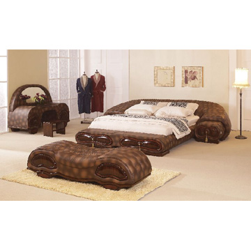  Upholstery Wooden Bed