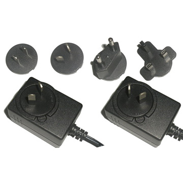  AC Adapter with Interchangeable Plug (12-15W Series) (Adaptateur CA avec interchangeables Plug (12-15W Series))