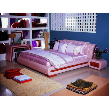  Upholstery Wooden Bed