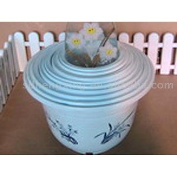  Plastic Flower Pot (Пластиковый Горшок)