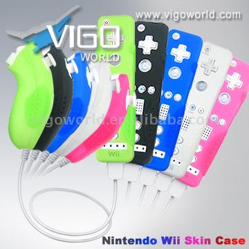  Silicone Skin Cases for Nintendo Wii Control (Силиконовая кожа Шкафы для Nintendo Wii контроля)