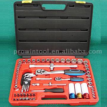  112pc 1/4" Dr. & 1/2" Dr. Socket Wrench Set (112pc 1 / 4 "Доктор & 1 / 2" Доктор Набор торцевых ключей)