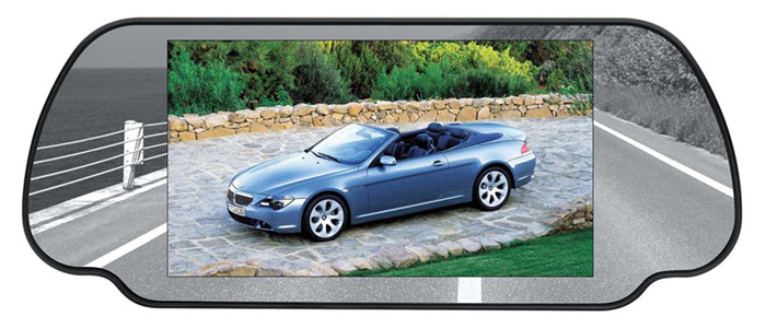  7" Rearview Mirror LCD TV