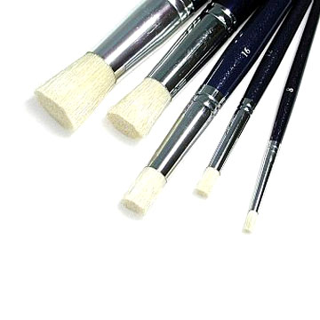  Oil & Stencil Brush (Cylinder) (Масло & трафаретов Brush (цилиндр))