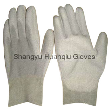  13g Electric Thread PU Palm Gloves (Gray) (13g Electric Thread PU Palm Handschuhe (Gray))