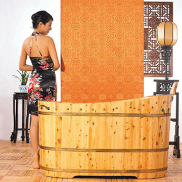  Wood Bathtub ( Wood Bathtub)
