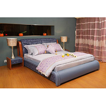  Upholstery Wooden Bed