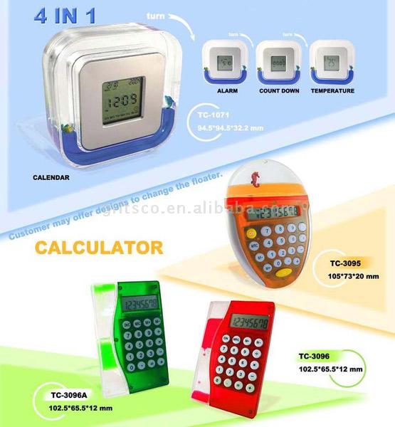  Clock and Calculator (Часы и калькулятор)