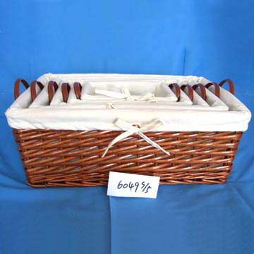  Willow Storage Basket (Willow Panier de rangement)