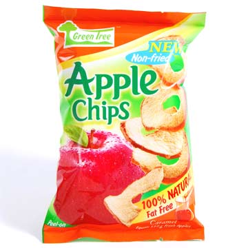  Apple Chips (Caramel Flavor with Peel) (Apple Chips (Caramel Flavor mit Peel))