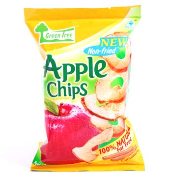  Apple Chips Bag (Cinnamon Flavor with Peel) (Apple Chips Bag (корица Вкус с кожурой))