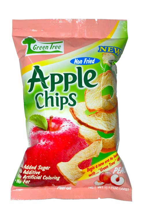  Apple Chips Bag (Peach Flavor with Peel) (Apple Chips Bag (Pe h Flavor с кожурой))