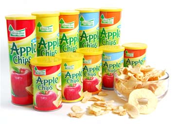 Apple Chips Canister (Assorted Flavors with Peel) ( Apple Chips Canister (Assorted Flavors with Peel))