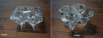  Glass Candle Holder ( Glass Candle Holder)