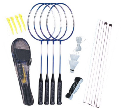  Sports Items-4-Player Badminton Set (Спорт Items-4-х игроков Бадминтон Установить)