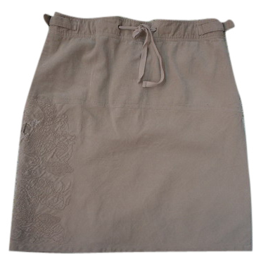  Rigid Cord Skirt with Embroidery ( Rigid Cord Skirt with Embroidery)
