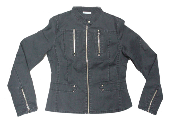  Ladies` Canvas Jacket with Back Embroidery (Женские куртки с вышивкой Назад)