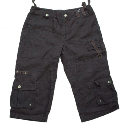  Ladies` Linen/Cotton Crops Pants ( Ladies` Linen/Cotton Crops Pants)