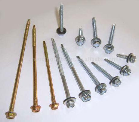  Long Hex Head Self-Tapping and Self-Drilling Screw