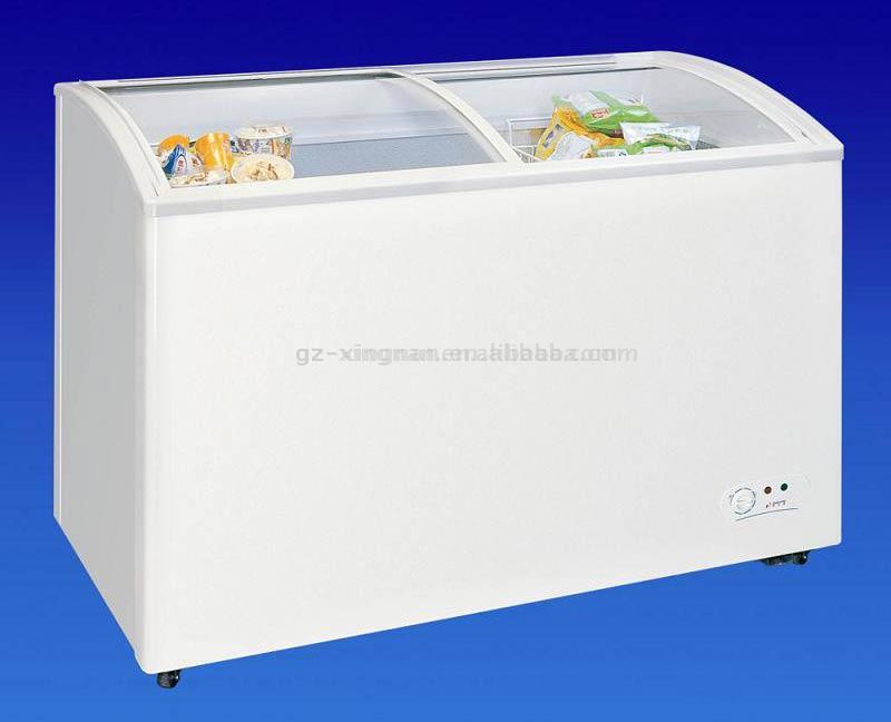  Curved Glass Door Display Freezer ( Curved Glass Door Display Freezer)