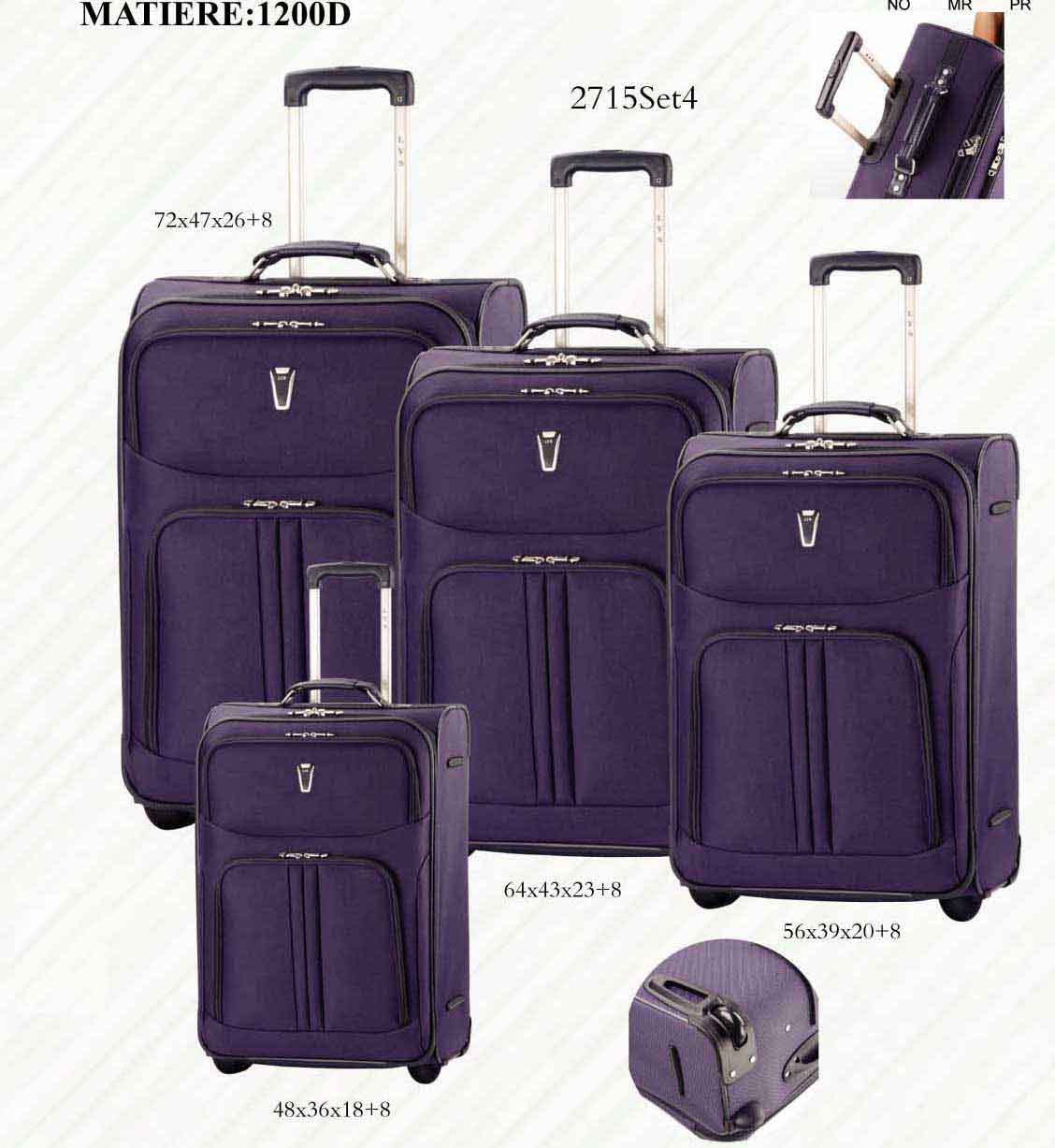  1,200D Polyester Trolley Bag (1200 D Polyester Trolley)