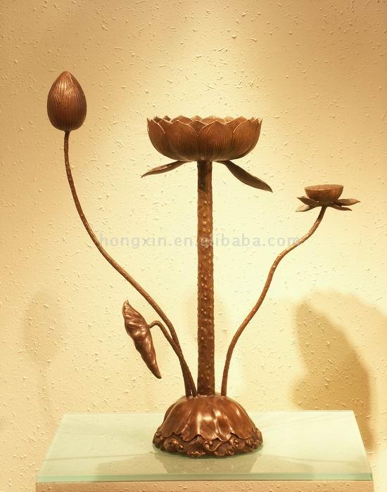  Lotus Flower Candleholder (Bougeoir Lotus Flower)