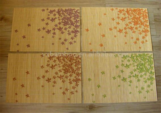  Printed Bamboo Rugs (Imprimé Bambou Tapis)